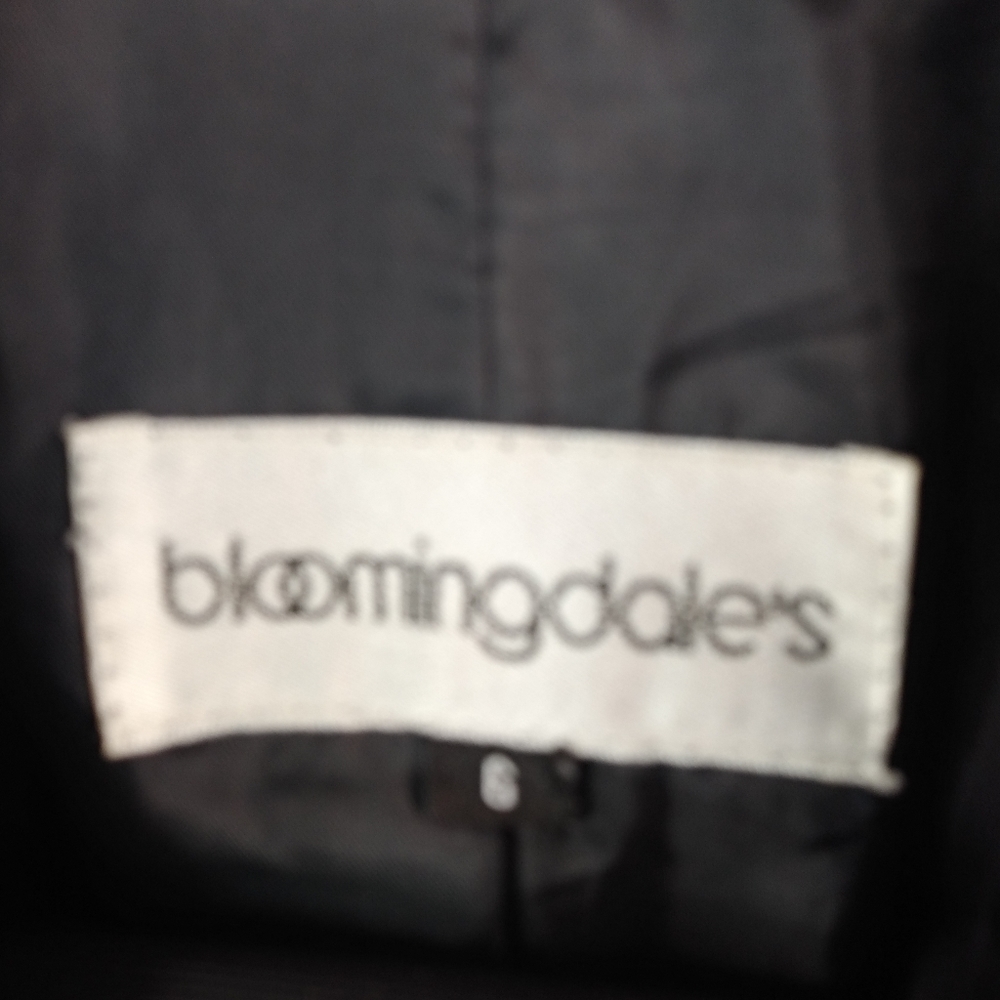 BLOOMINGDALES 6 Charcoal Gray Blazer - Picture 7 of 8